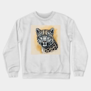 Snow Leopard Crewneck Sweatshirt